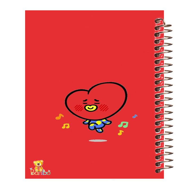 دفتر مشق 100 برگ طرح قلب کد 654