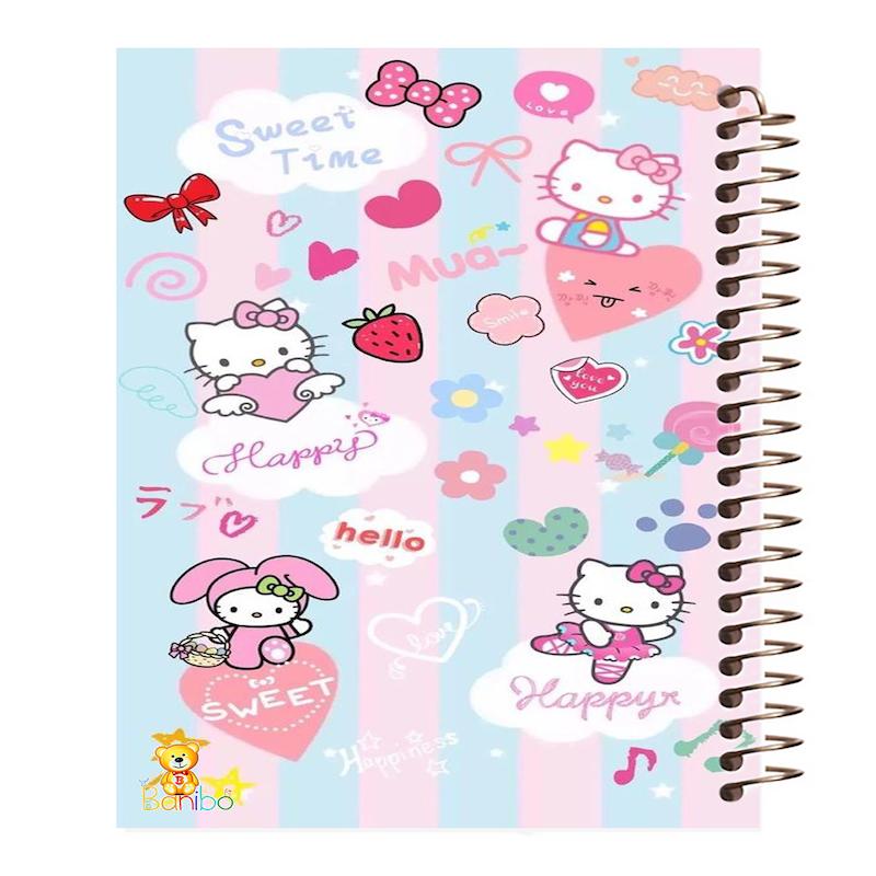 دفتر مشق 100 برگ طرح کیتی کد 701