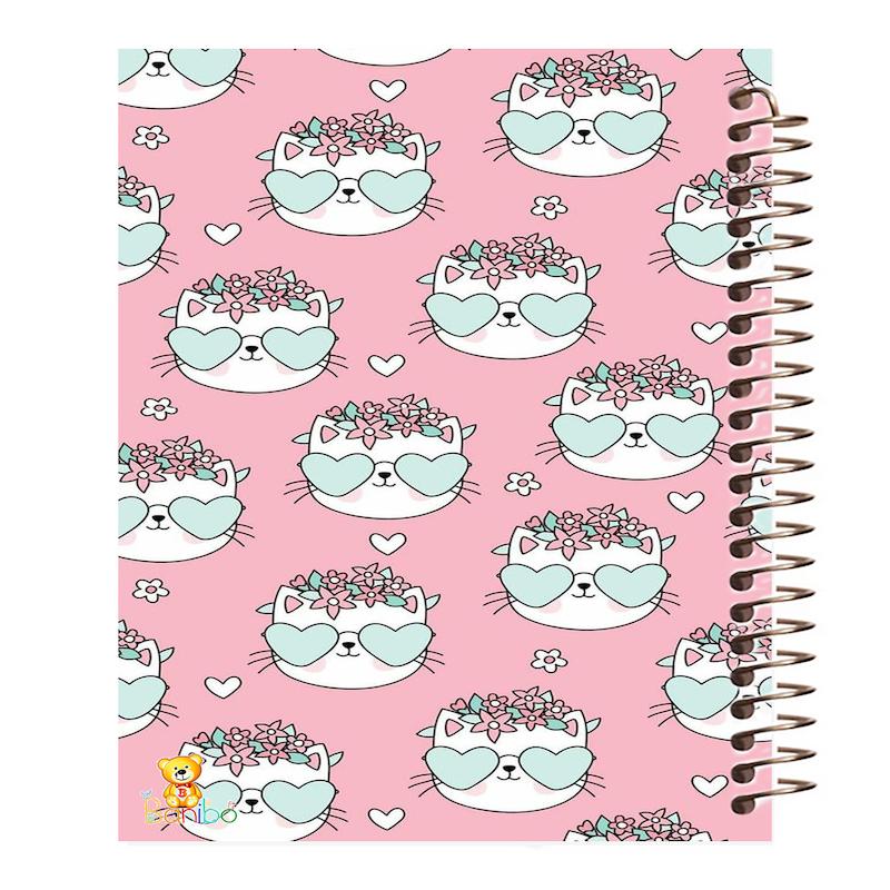 دفتر مشق 100 برگ طرح گربه کد 704