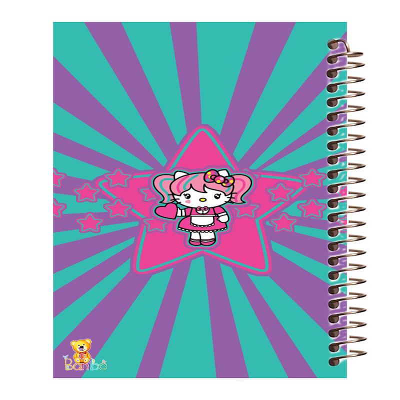 دفتر مشق 100 برگ طرح کیتی کد 710