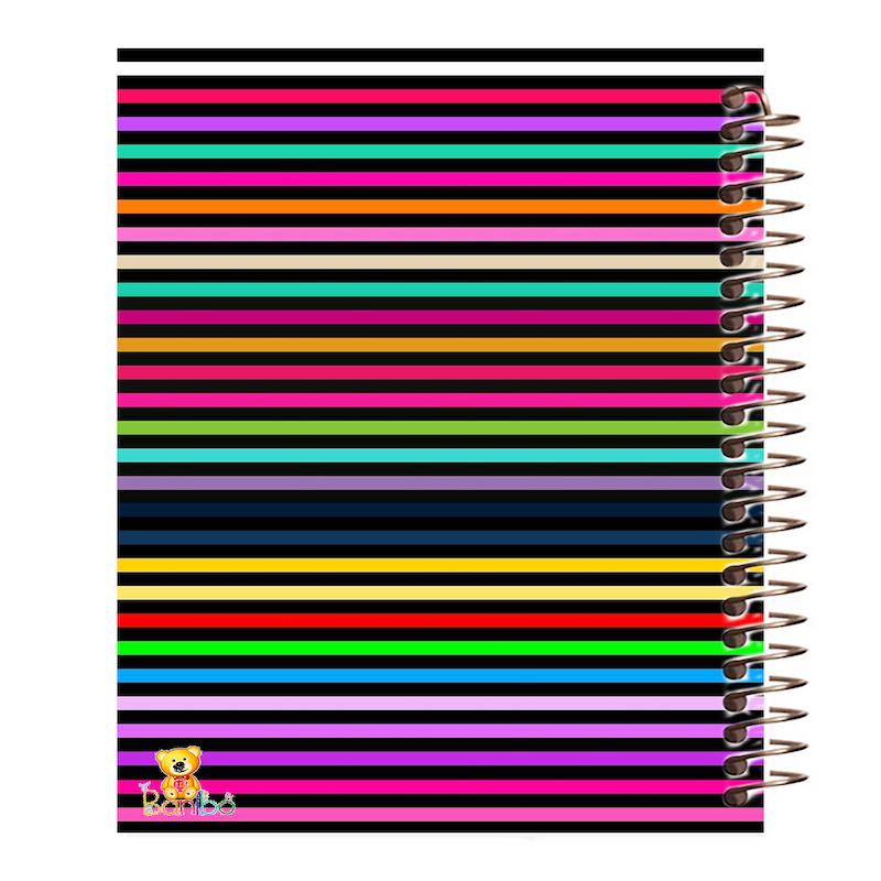 دفتر مشق 100 برگ طرح رنگی کد 801