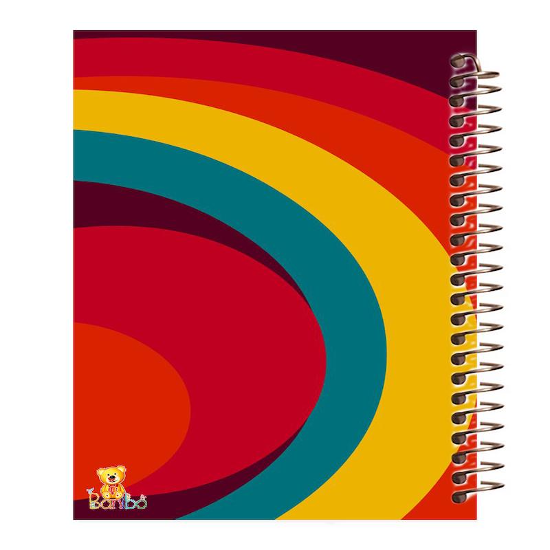 دفتر مشق 100 برگ طرح رنگی کد 804