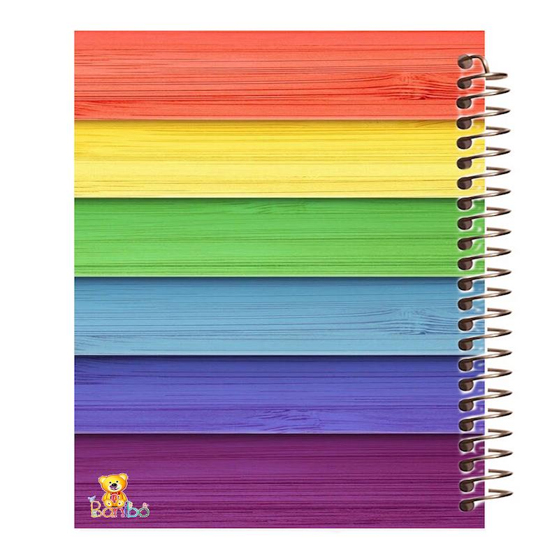 دفتر مشق 100 برگ طرح رنگی کد 807