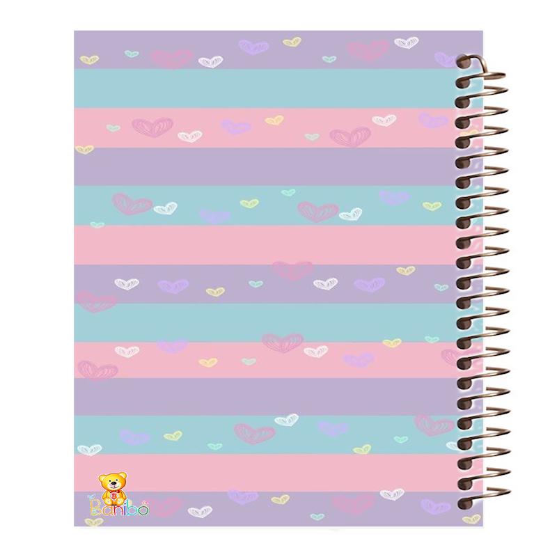 دفتر مشق 100 برگ طرح قلب کد 818