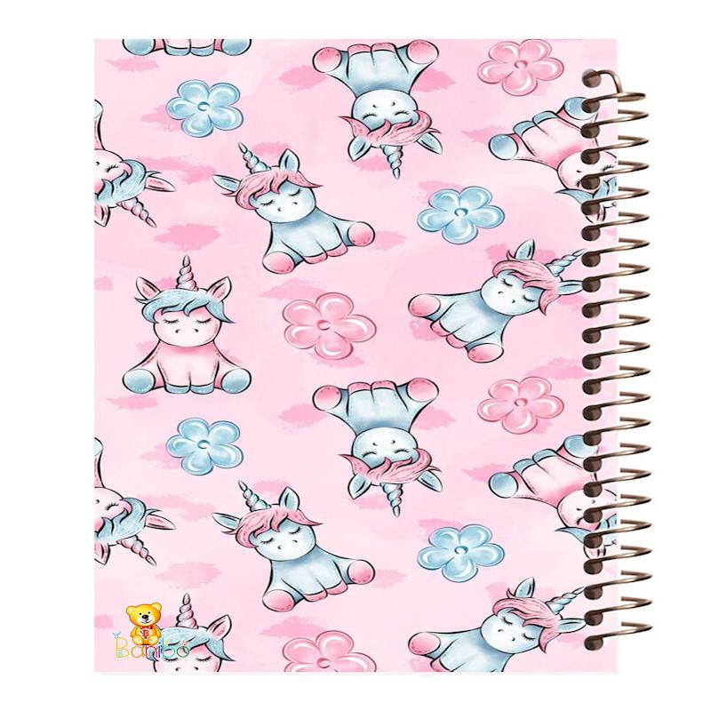 دفتر مشق 100 برگ طرح یونیکورن کد 878