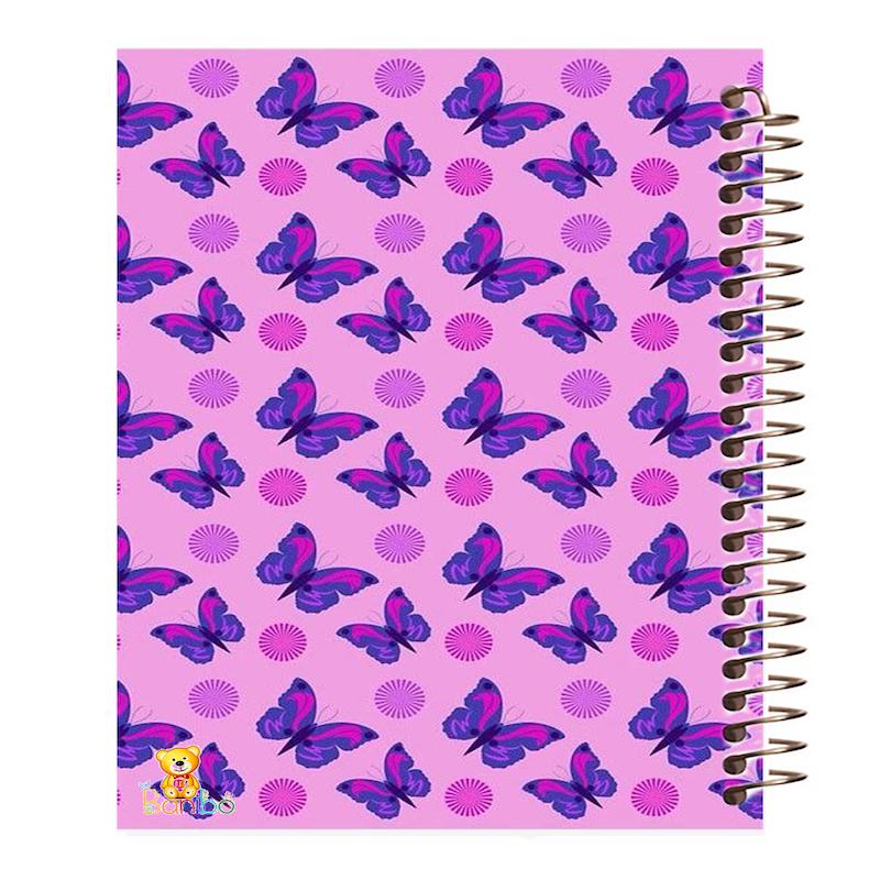 دفتر مشق 100 برگ طرح پروانه کد 879