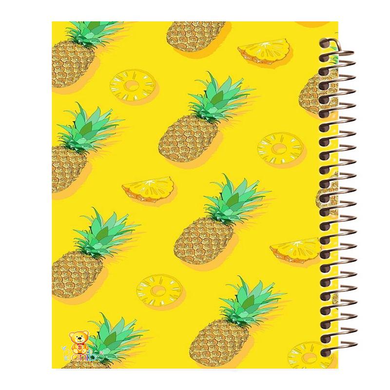 دفتر مشق 100 برگ طرح آناناس کد 880