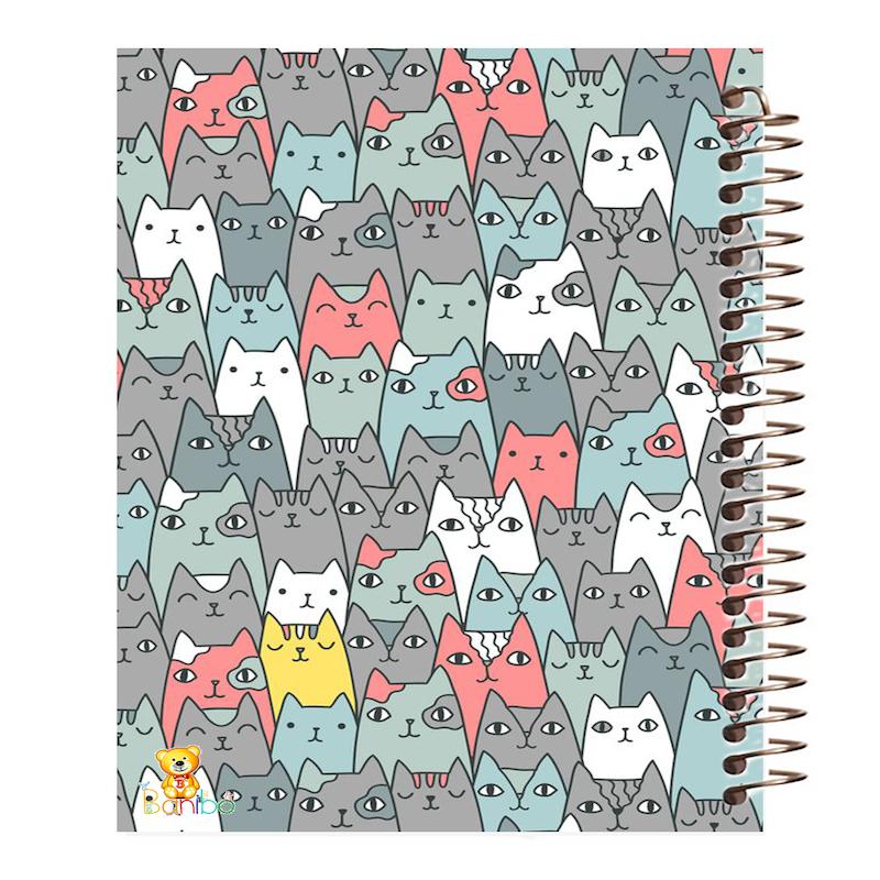 دفتر مشق 100 برگ طرح گربه کد 918
