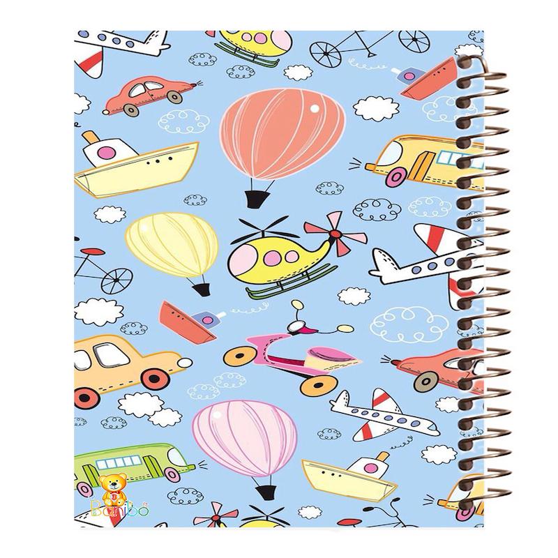 دفتر مشق 100 برگ طرح بالون کد 955