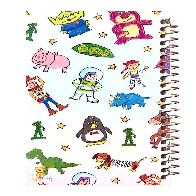 دفتر مشق 100 برگ طرح اسباب بازی ها کد 973