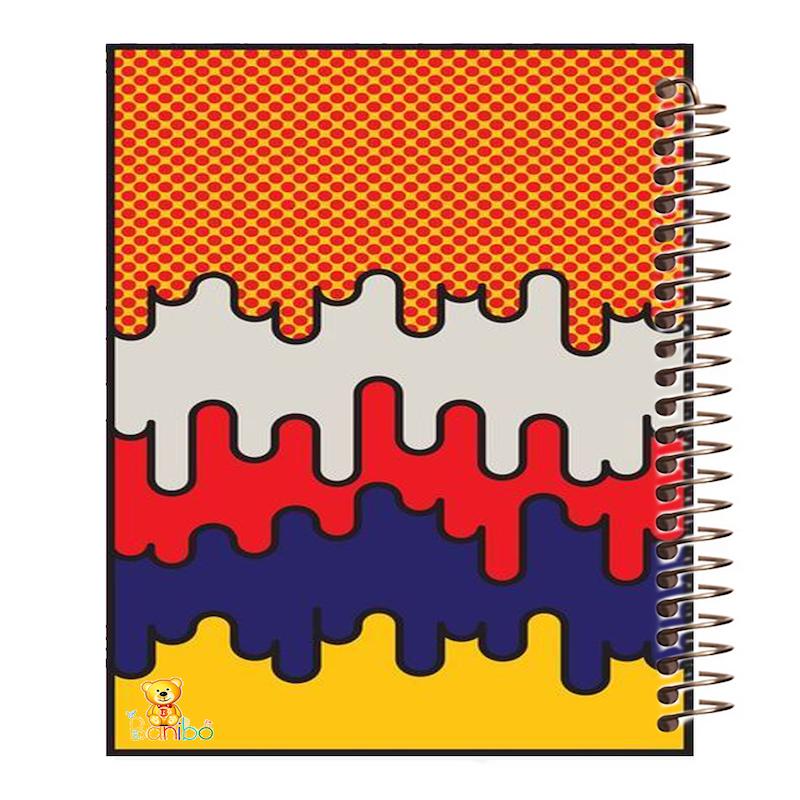 دفتر مشق 100 برگ طرح رنگی کد 1031