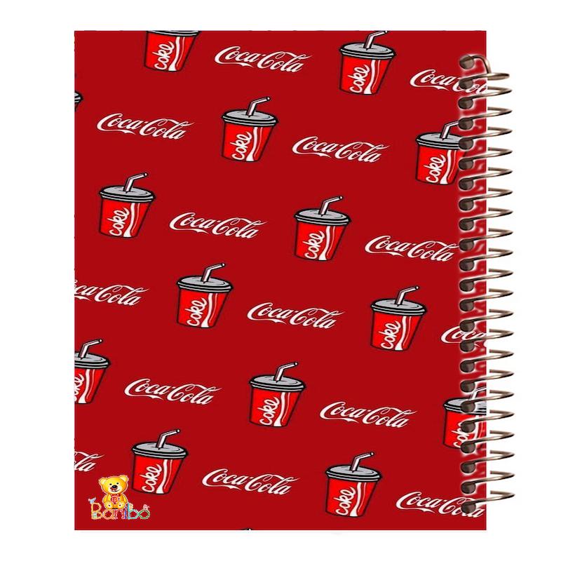 دفتر مشق 100 برگ طرح کوکاکولا کد 1041