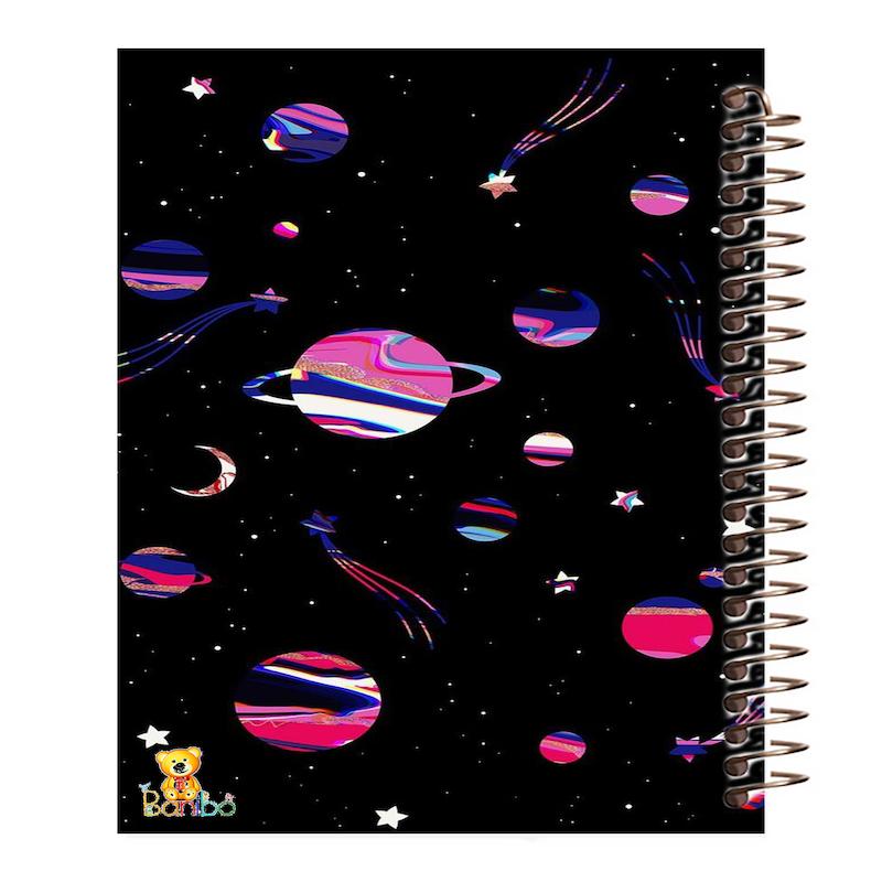 دفتر مشق 100 برگ طرح سیاره کد 1092