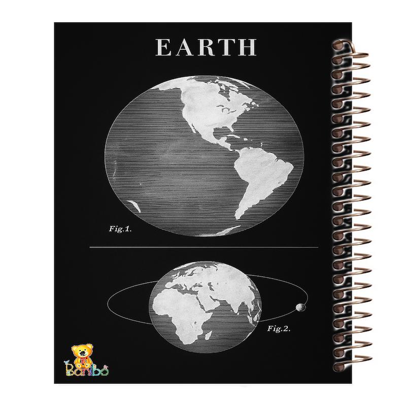 دفتر مشق 100 برگ طرح زمین کد 2573