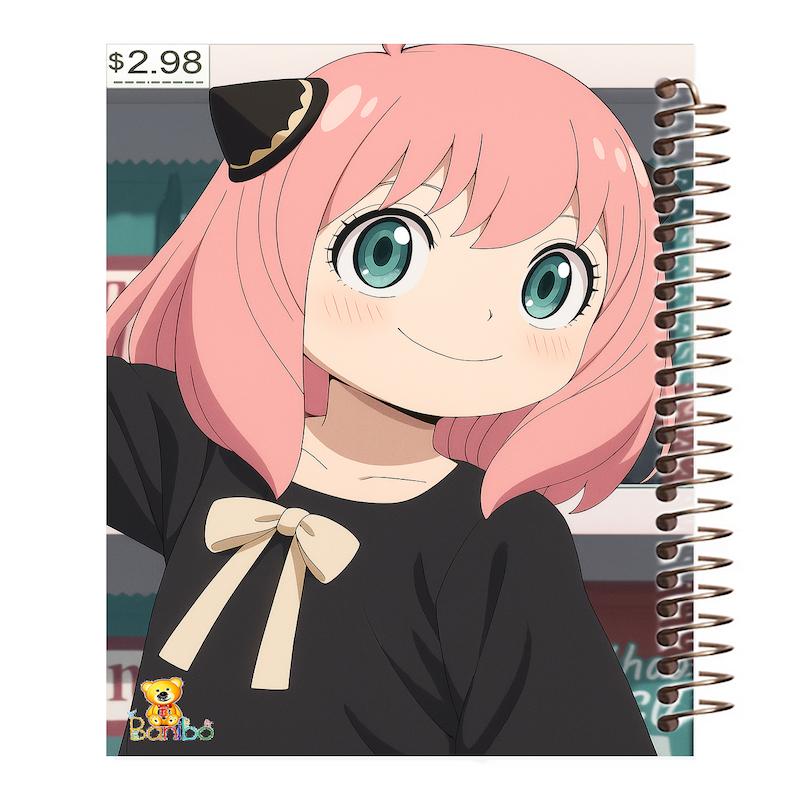 دفتر مشق 100 برگ طرح انیمه دختر کد 2589