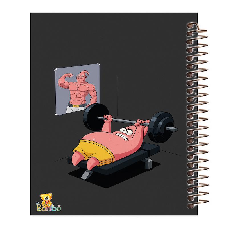 دفتر مشق 100 برگ طرح پاتریک کد 2597