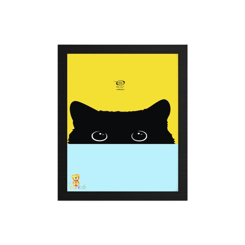 تابلو طرح گربه کد 103