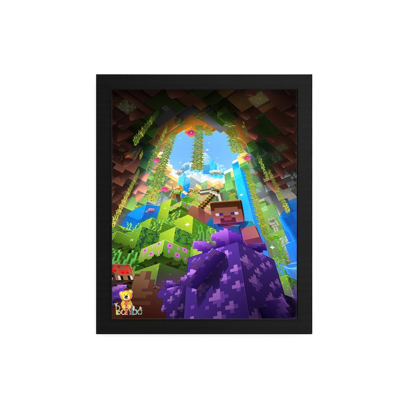 تابلو طرح ماینکرافت کد 106