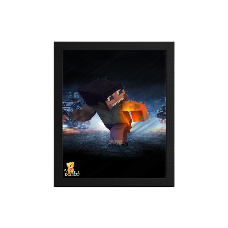 تابلو طرح ماینکرافت کد 109