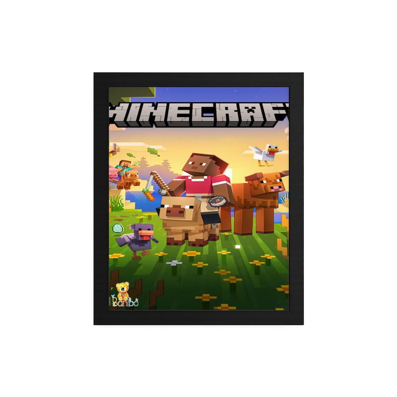 تابلو طرح ماینکرافت کد 112