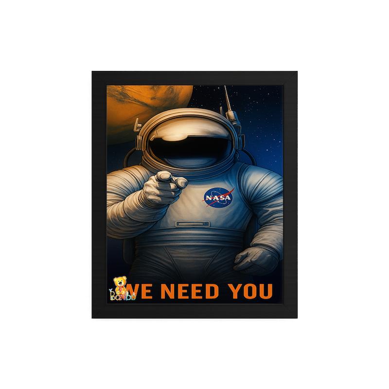 تابلو طرح فضانورد ناسا کد 156