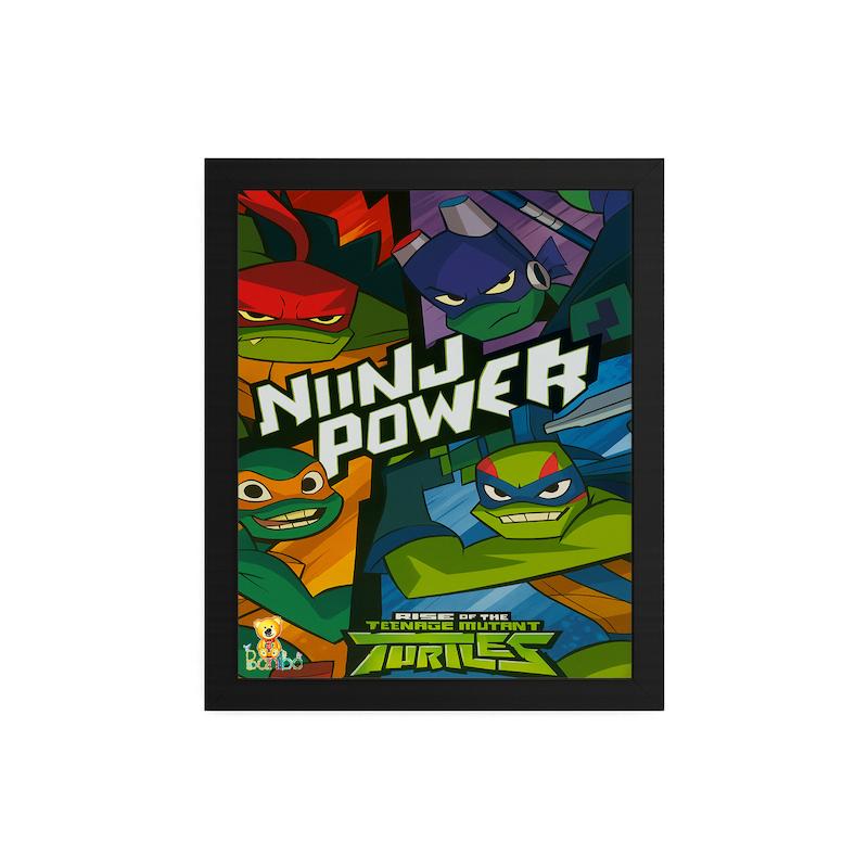 تابلو طرح لاک پشت های نینجا کد 174