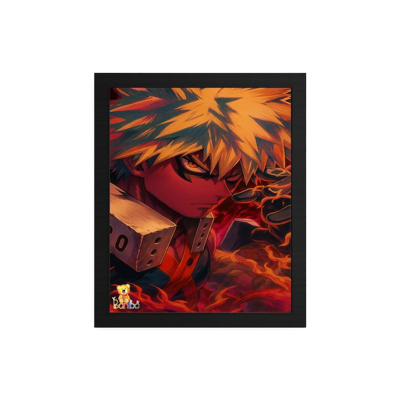 تابلو طرح انیمه کد 203