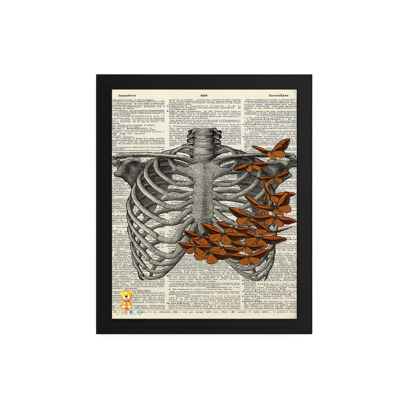 تابلو طرح قفسه سینه کد 226