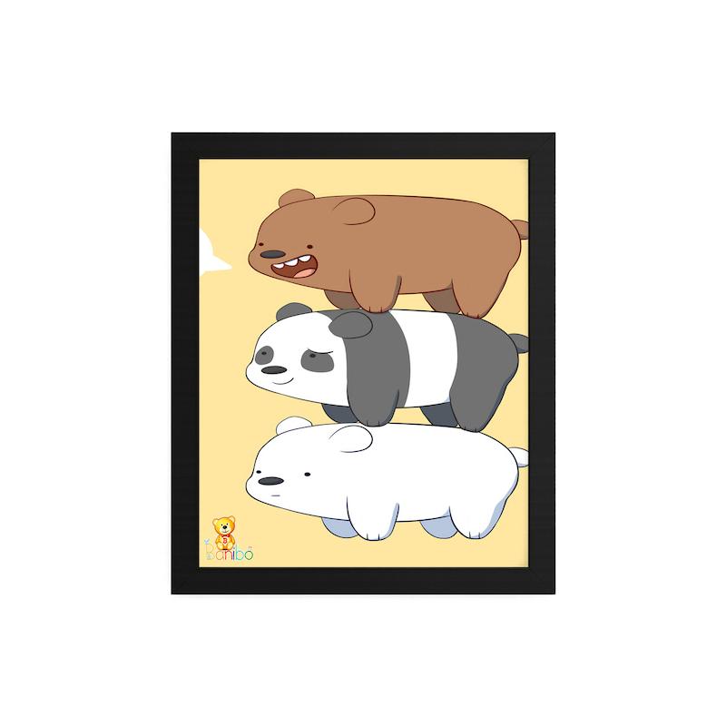 تابلو طرح خرس کد 255