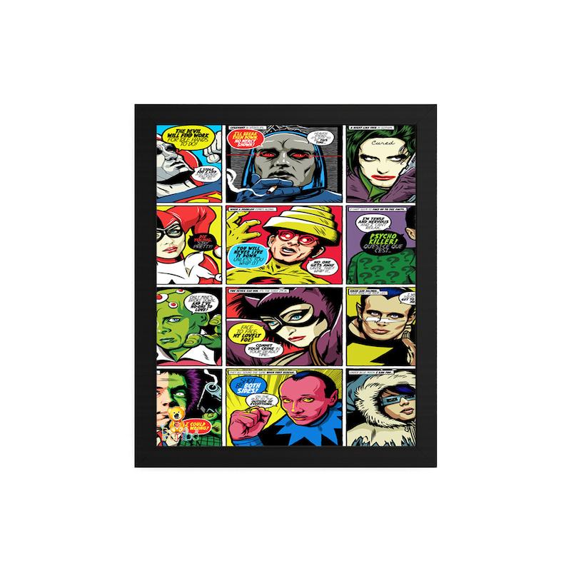 تابلو طرح چهره ها کد 321