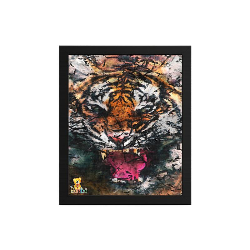 تابلو طرح ببر کد 338