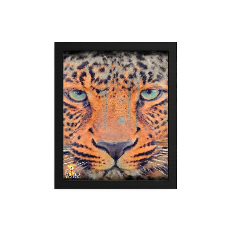 تابلو طرح پلنگ کد 340