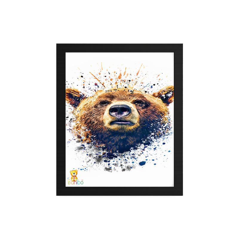 تابلو طرح خرس کد 345
