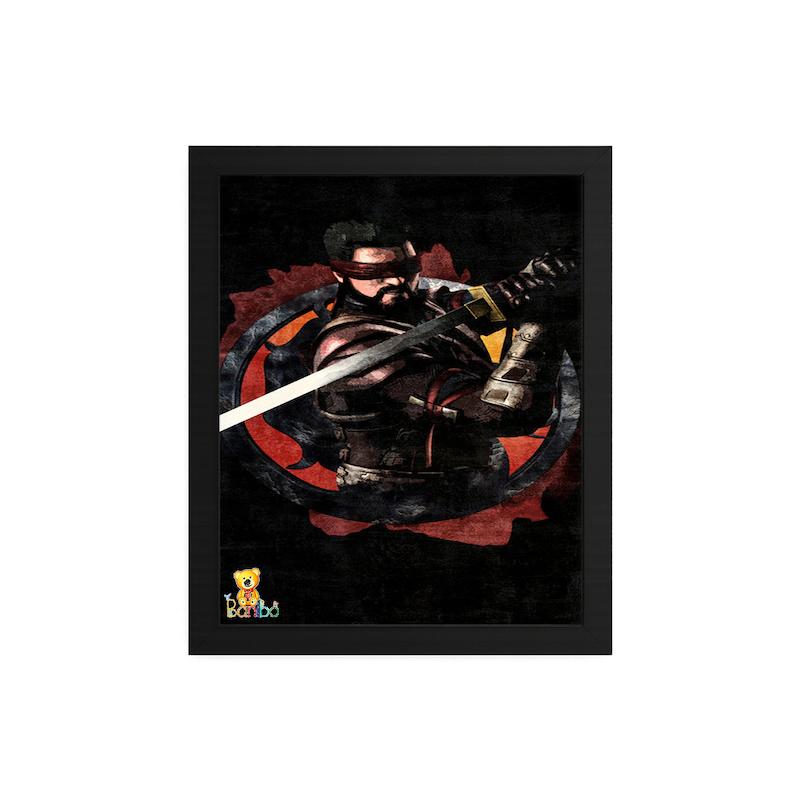 تابلو طرح جنگجو سامورایی کد 373