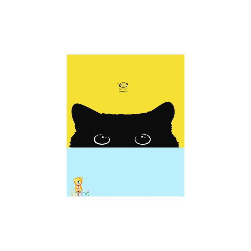 پوستر دیواری طرح گربه کد 103