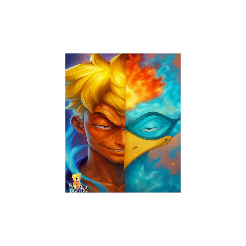 پوستر دیواری طرح انیمه کد 204