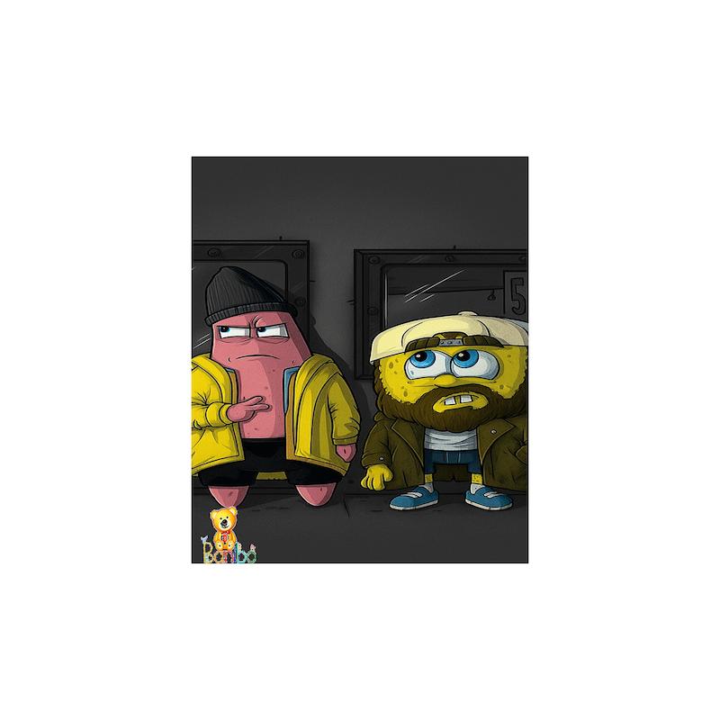 پوستر دیواری طرح باب اسفنجی کد 220