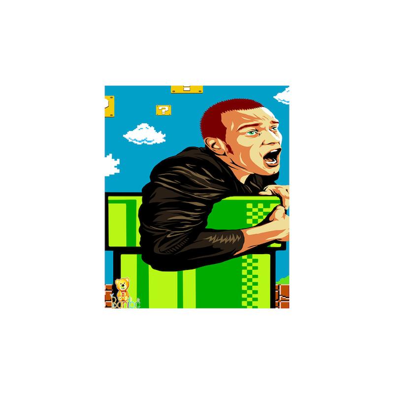 پوستر دیواری طرح ماریو کد 329