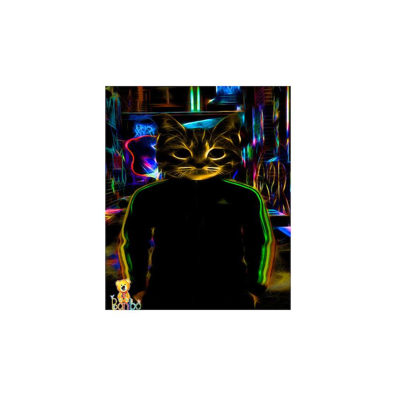 پوستر دیواری طرح گربه کد 347