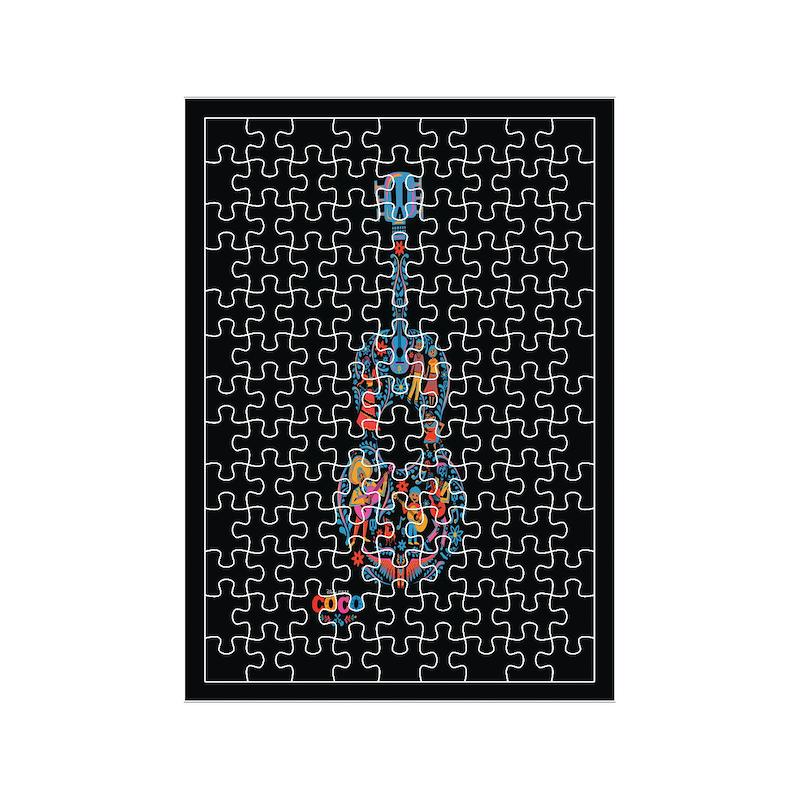 پازل طرح گیتار کد 425