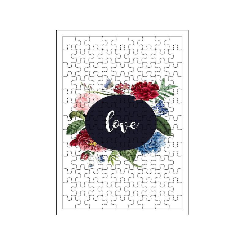 پازل طرح love کد 485