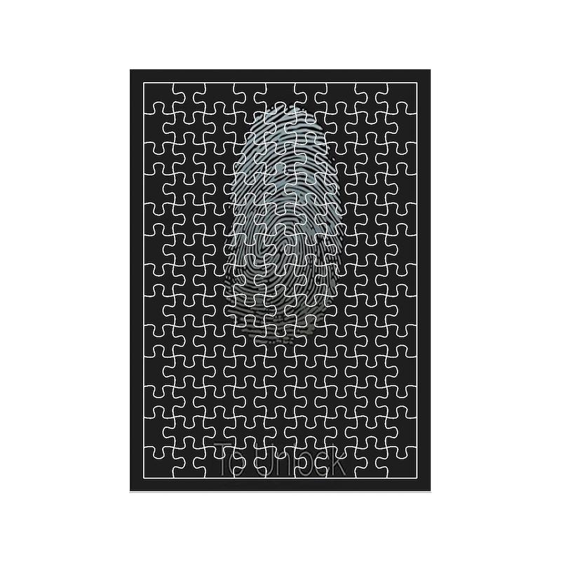 پازل طرح اثر انگشت کد 544