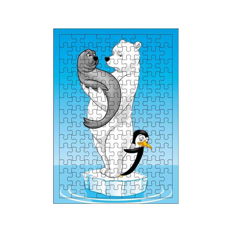 پازل طرح خرس قطبی کد 1037