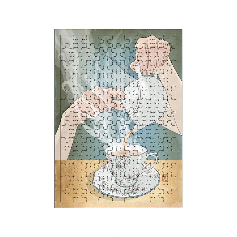 پازل طرح چای کد 1090