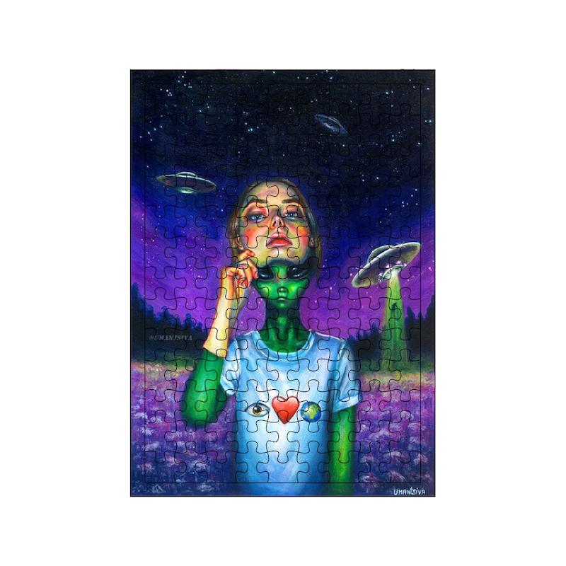 پازل طرح دختر فضایی کد 1424