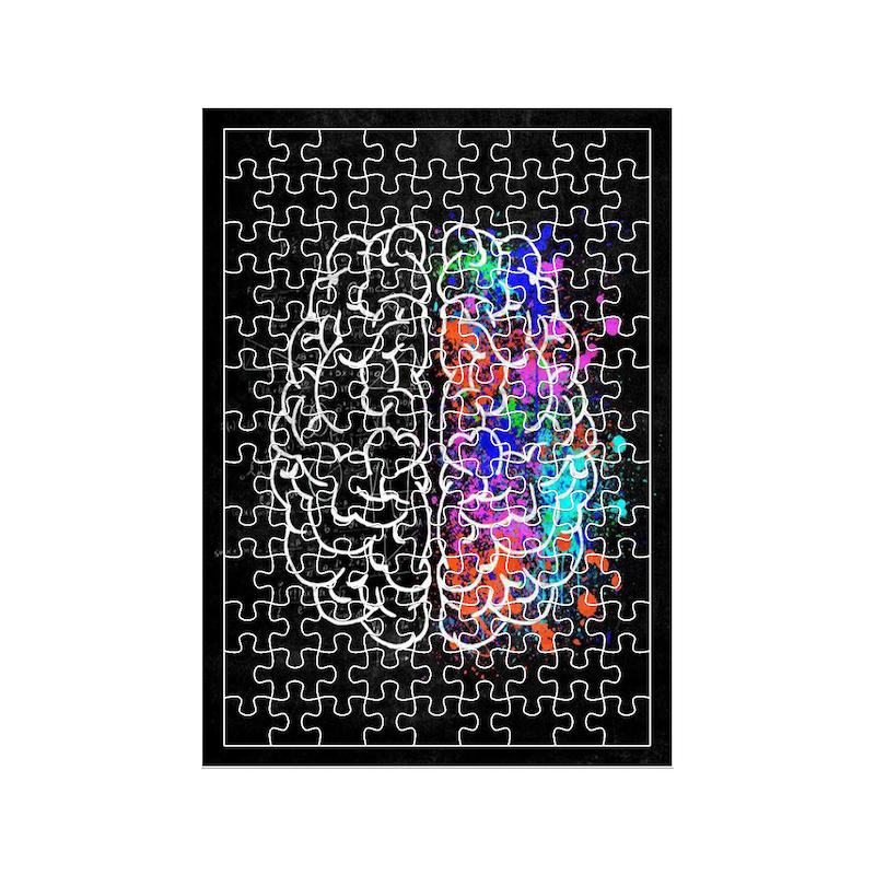 پازل طرح مغز کد 1660