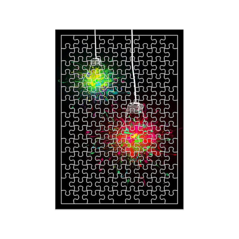 پازل طرح لامپ کد 1715
