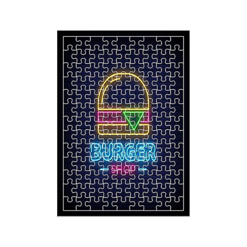 پازل طرح همبرگر کد 1726