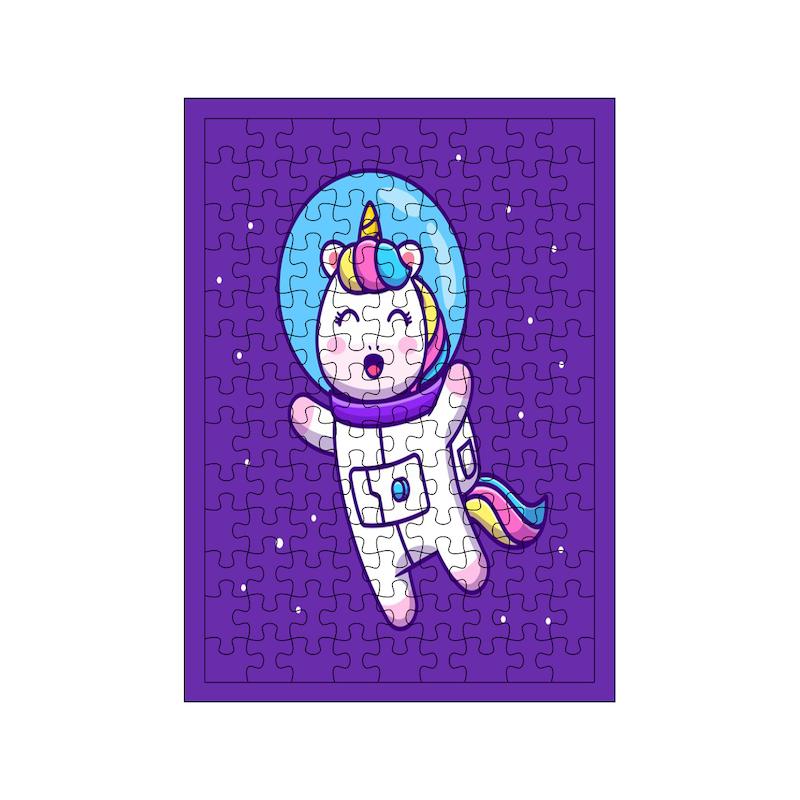 پازل طرح اسب تک شاخ کد 1740