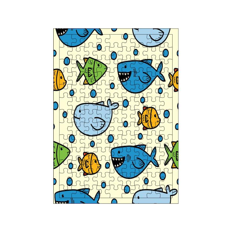 پازل طرح کوسه ها کد 1745